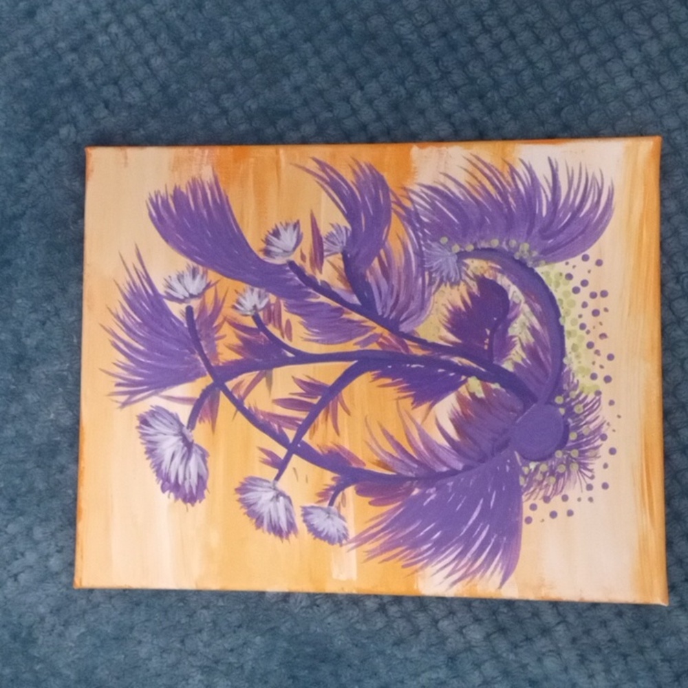 10x12 acrylic canvas painting by me - Picture 2 of 2